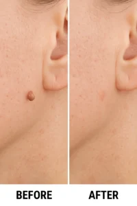Skin tags removal Greater London (Hackney) before and after