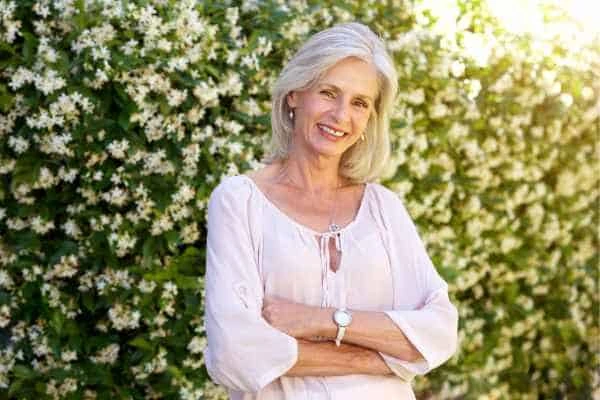 Older woman happy with urinary incontinence treatment Greater London (Hackney)
