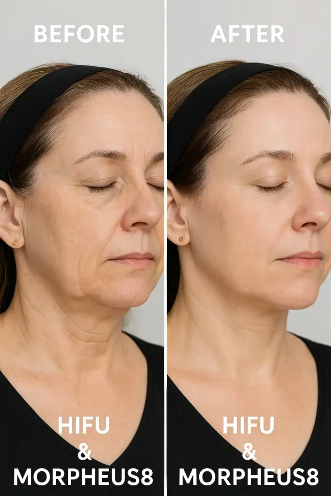 HIFU & Morpheus8 treatment results Greater London (Hackney) - book in today!